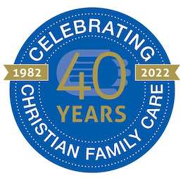 Christian Family Care Celebrating 40 Years of helping adopted and foster kids.